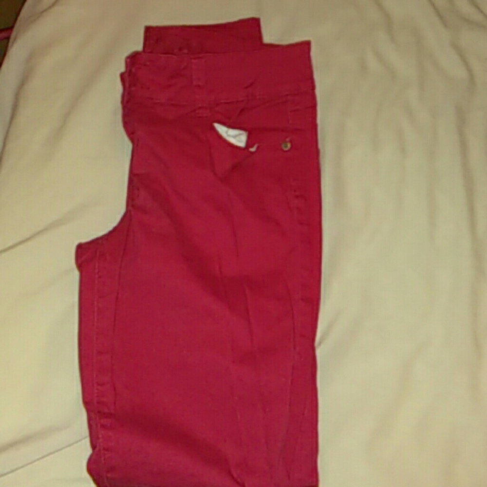 Red bongo jeans